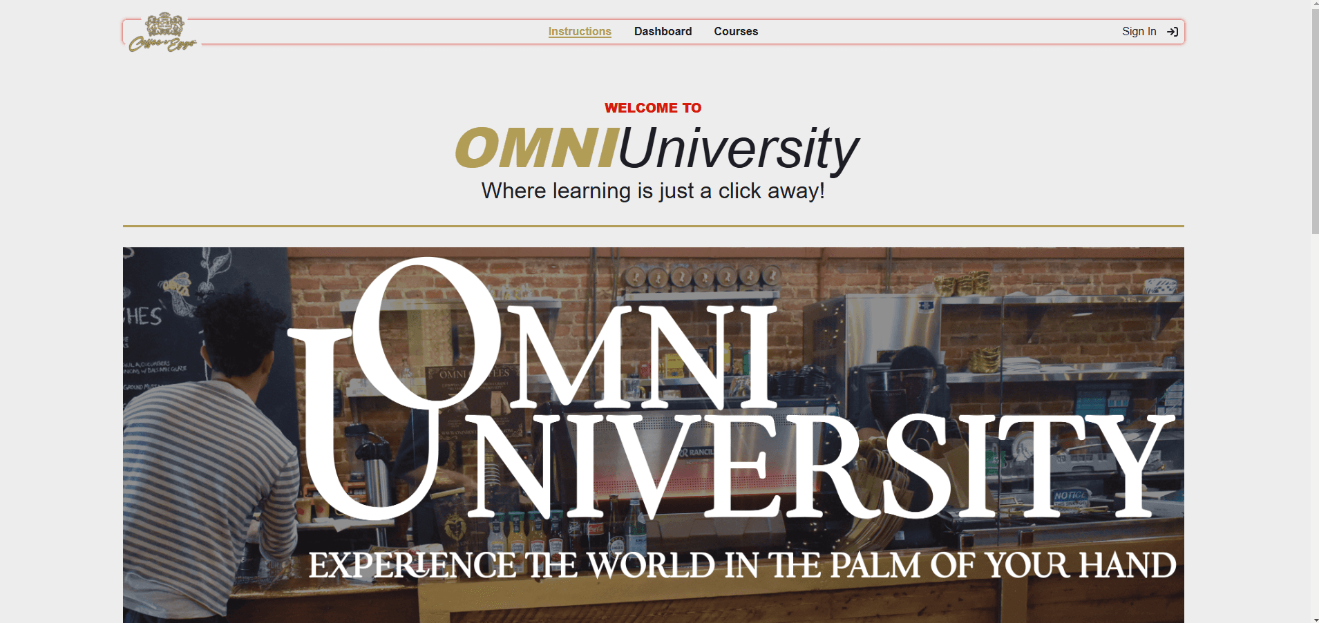 Omni University: Employee Training & Progress Platform for Omni Coffee Brands